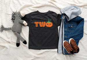 Pumpkin Second Birthday Kids Shirt birthday product image 5