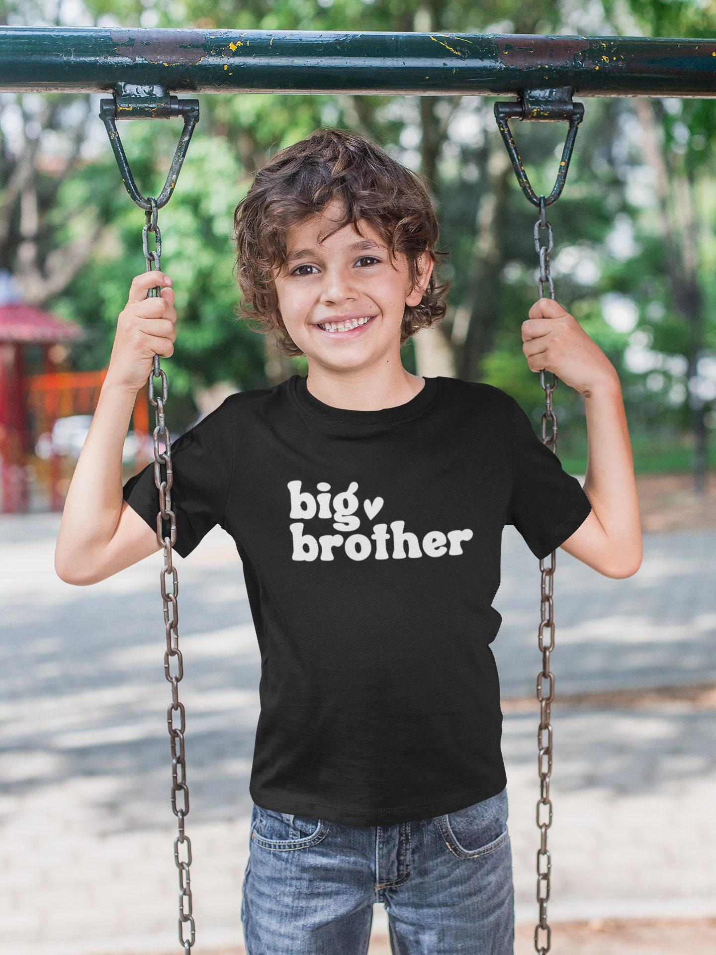 Close-up of the Big Brother baby announcement design