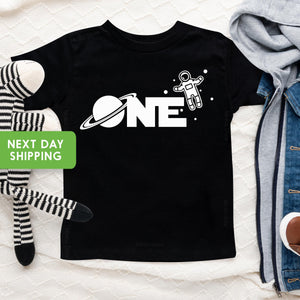 One Space First Birthday Kids Shirt birthday product image 1