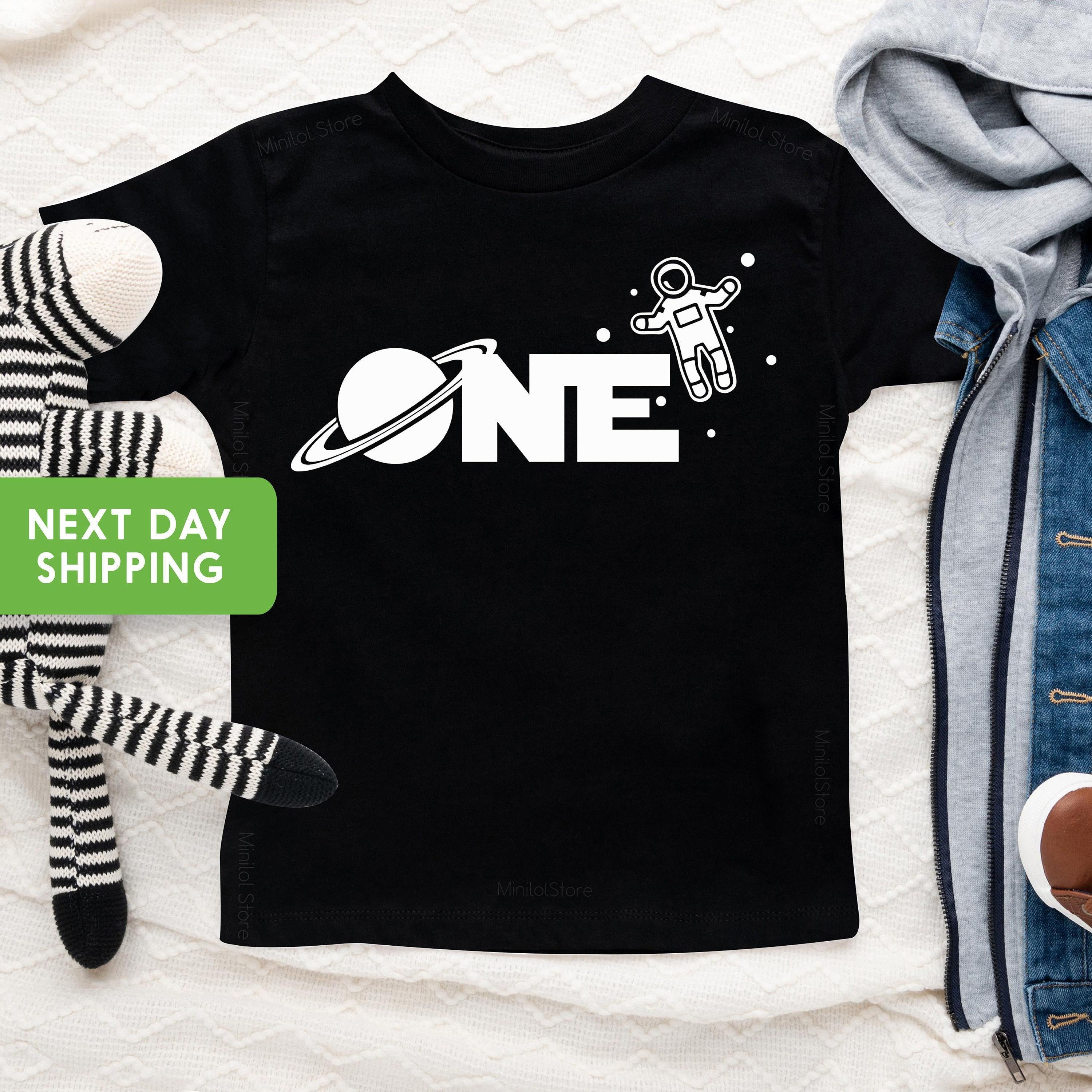 One Space First Birthday Kids Shirt birthday product image 1