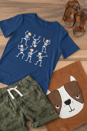 Available garment styles for Dancing Skeleton Halloween Kids Shirt