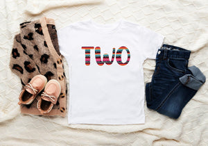 Serape Fiesta Second Birthday Shirt birthday product image 5