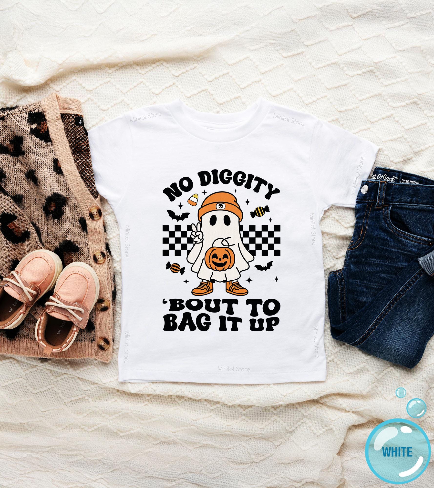 No Diggity Ghost Halloween Toddler Shirt product image 6