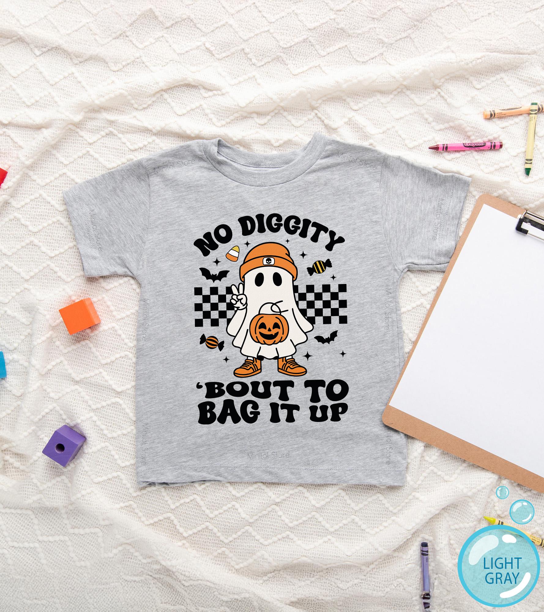 No Diggity Ghost Halloween Toddler Shirt product image 5