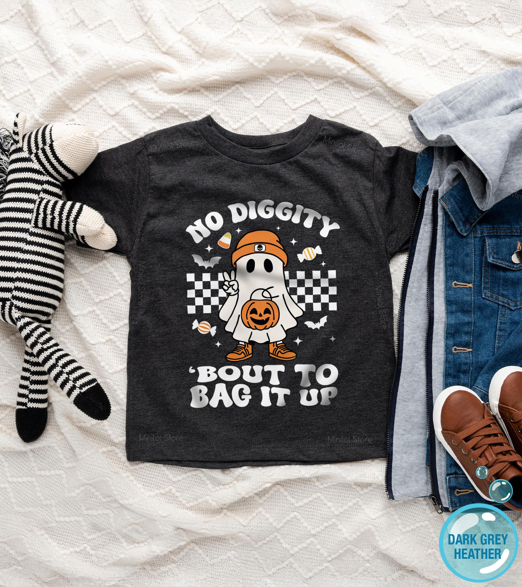 No Diggity Ghost Halloween Toddler Shirt product image 3