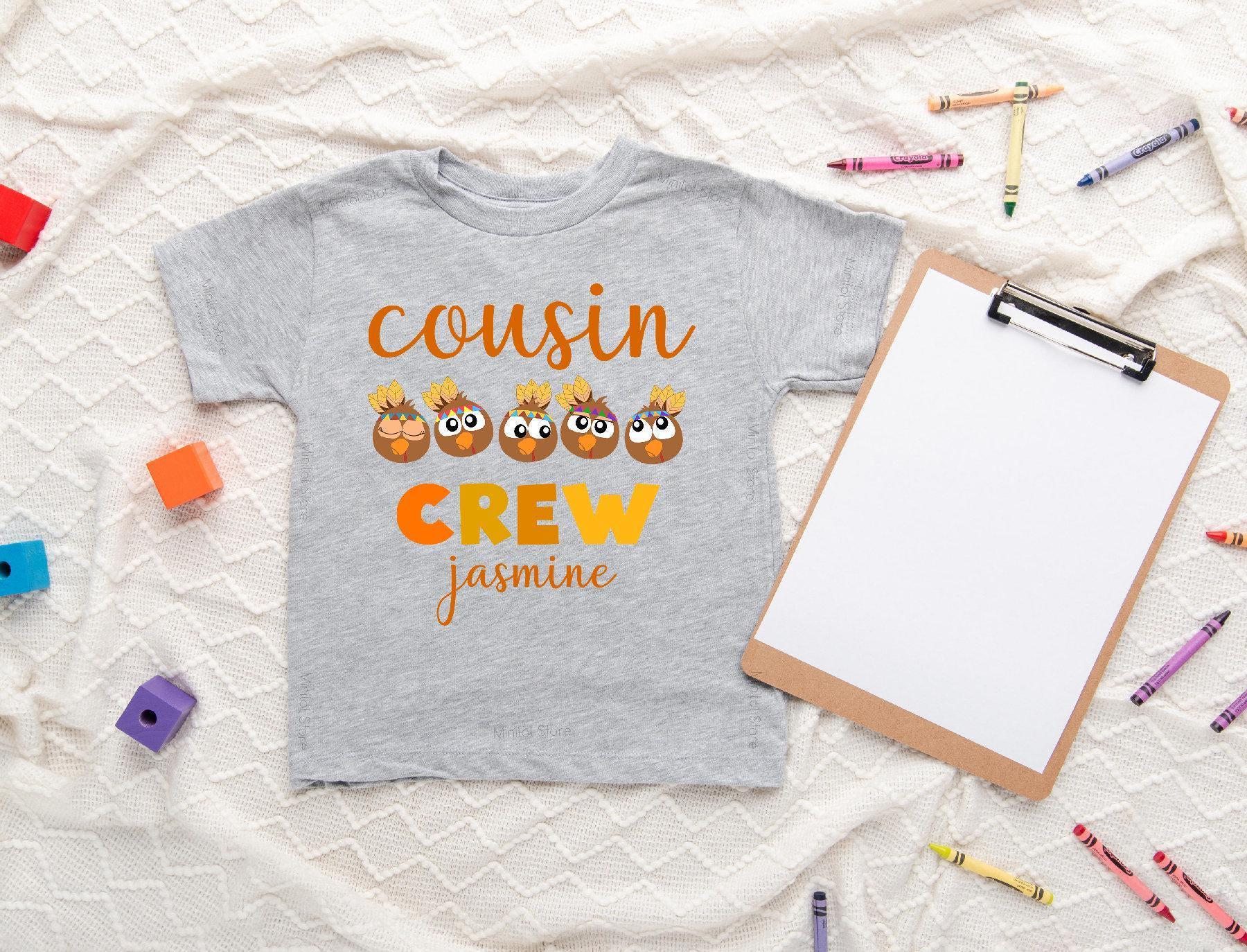 Personalized Cousin Crew Thanksgiving Shirt product image 2