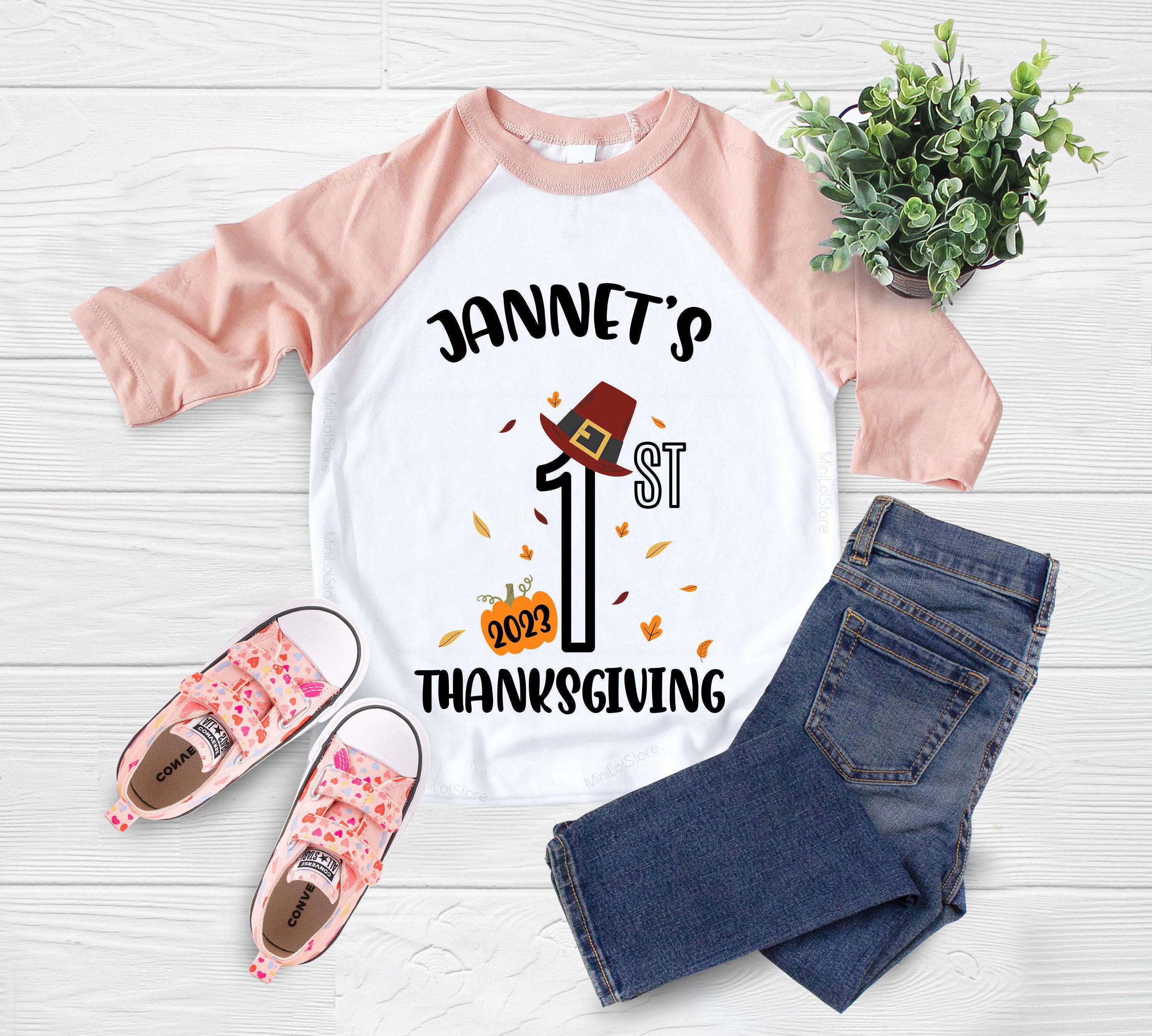 Personalized First Thanksgiving Baby Onesie® product image 3