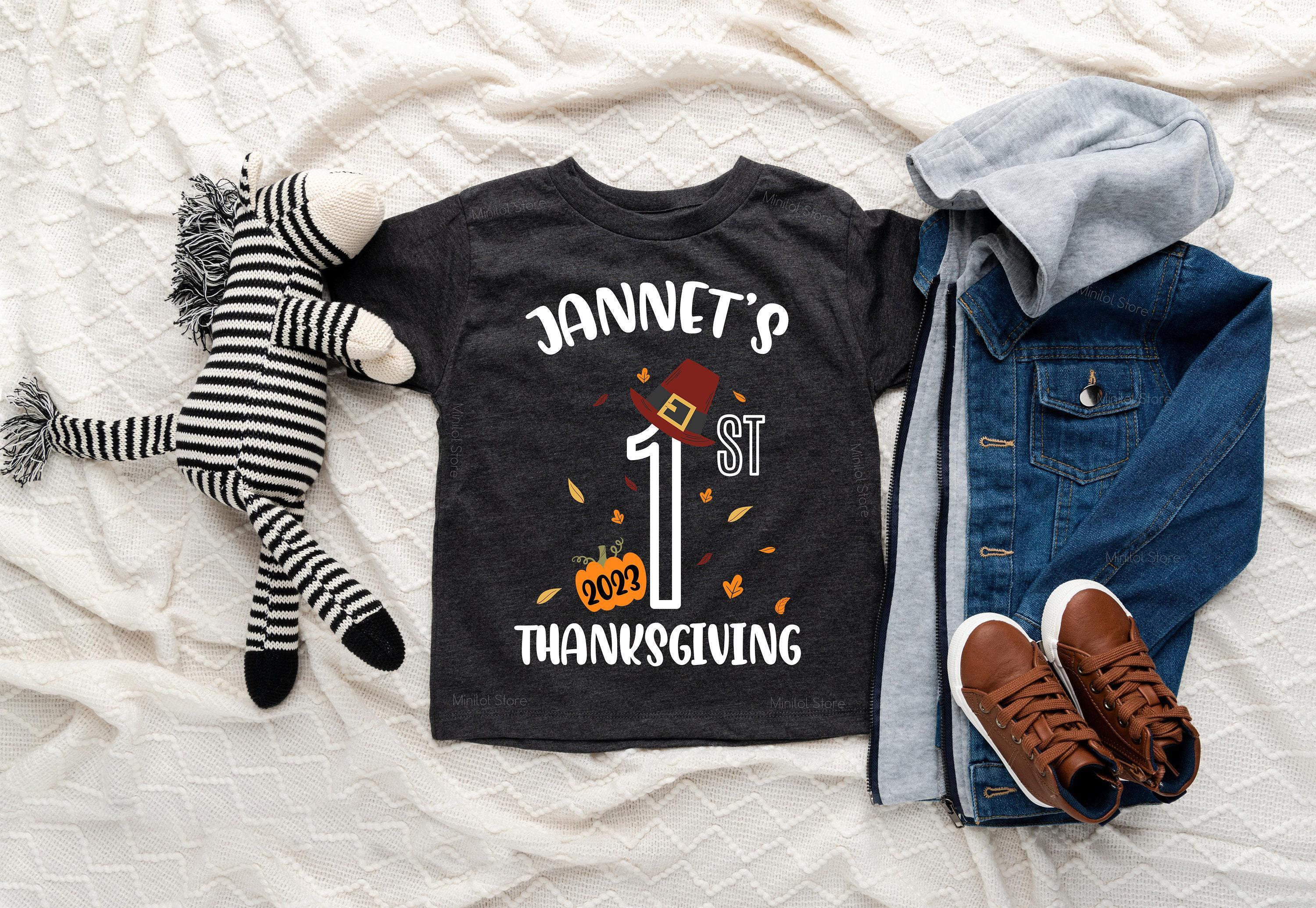 Personalized First Thanksgiving Baby Onesie® product image 5