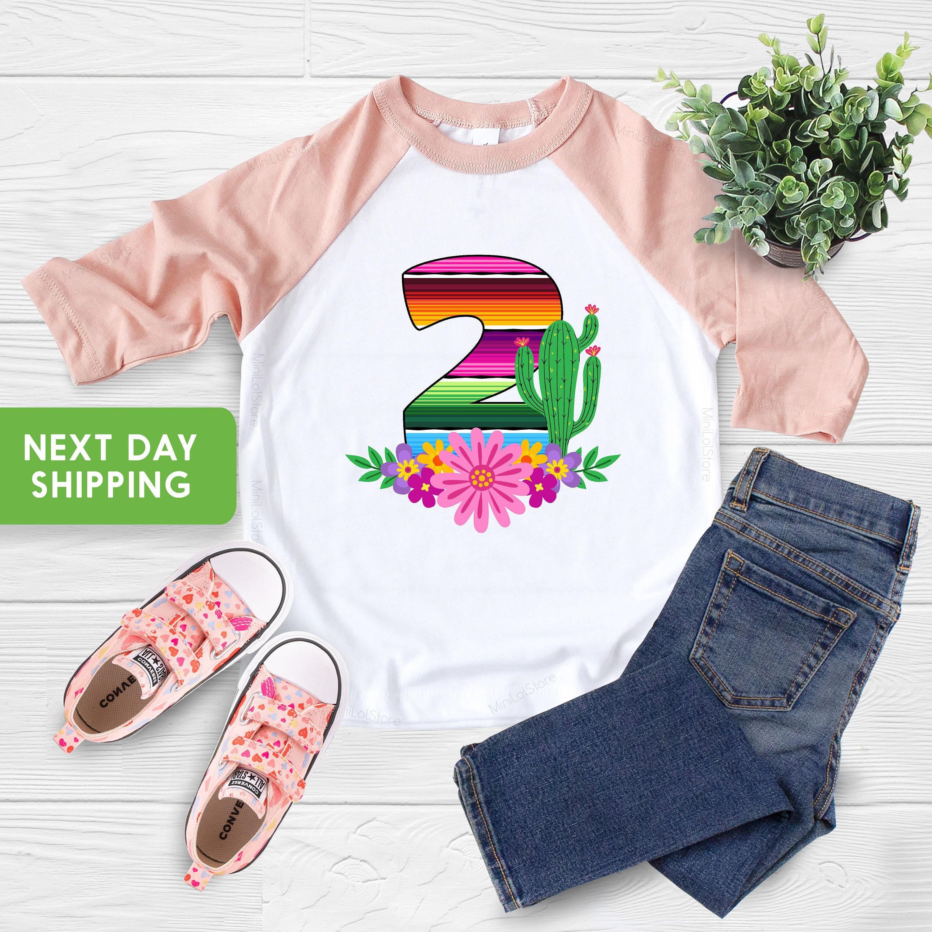 Fiesta Second Birthday Kids Shirt birthday product image 4