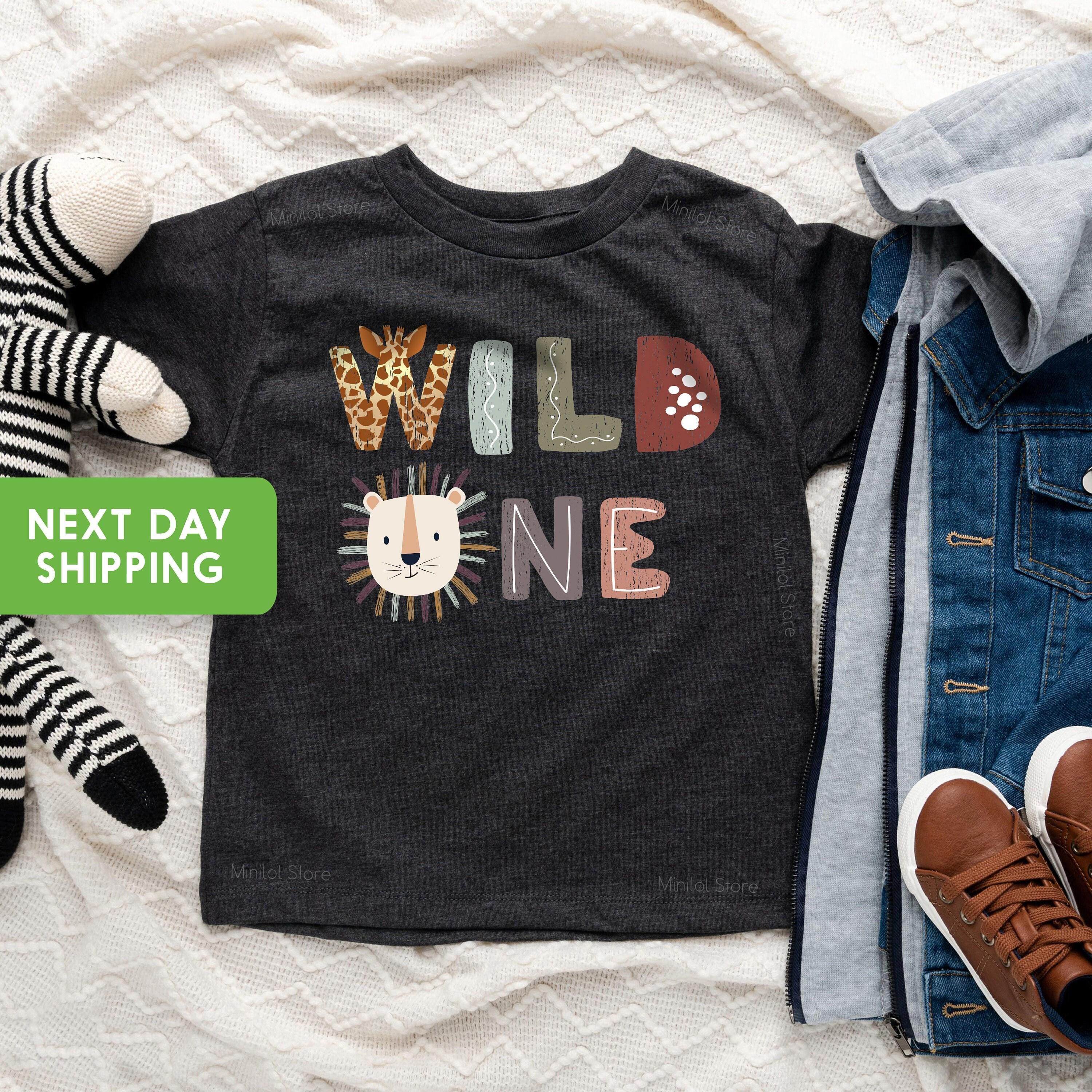 Wild One Safari First Birthday Shirt birthday product image 7