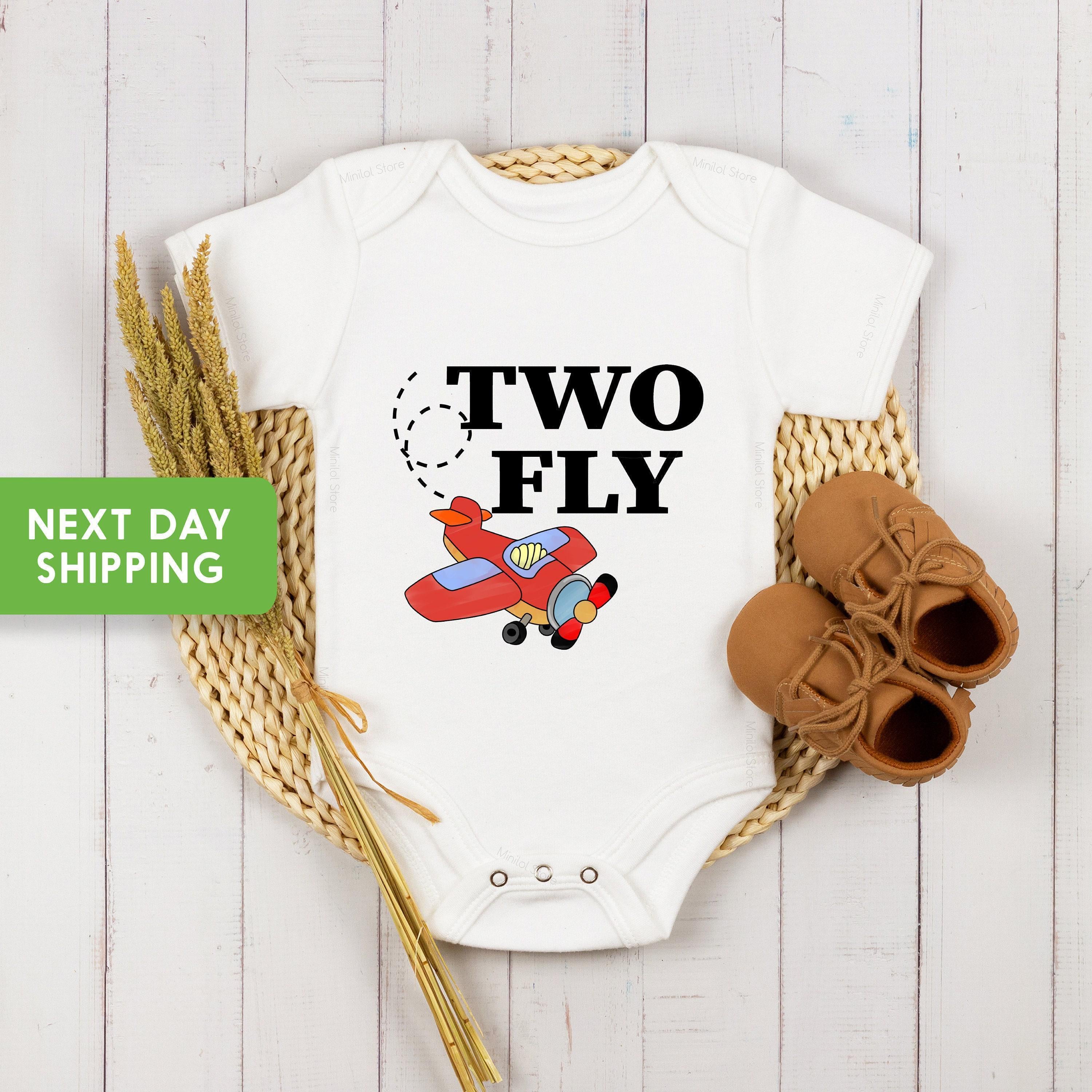 Two Fly Airplane Second Birthday Shirt birthday product image 5