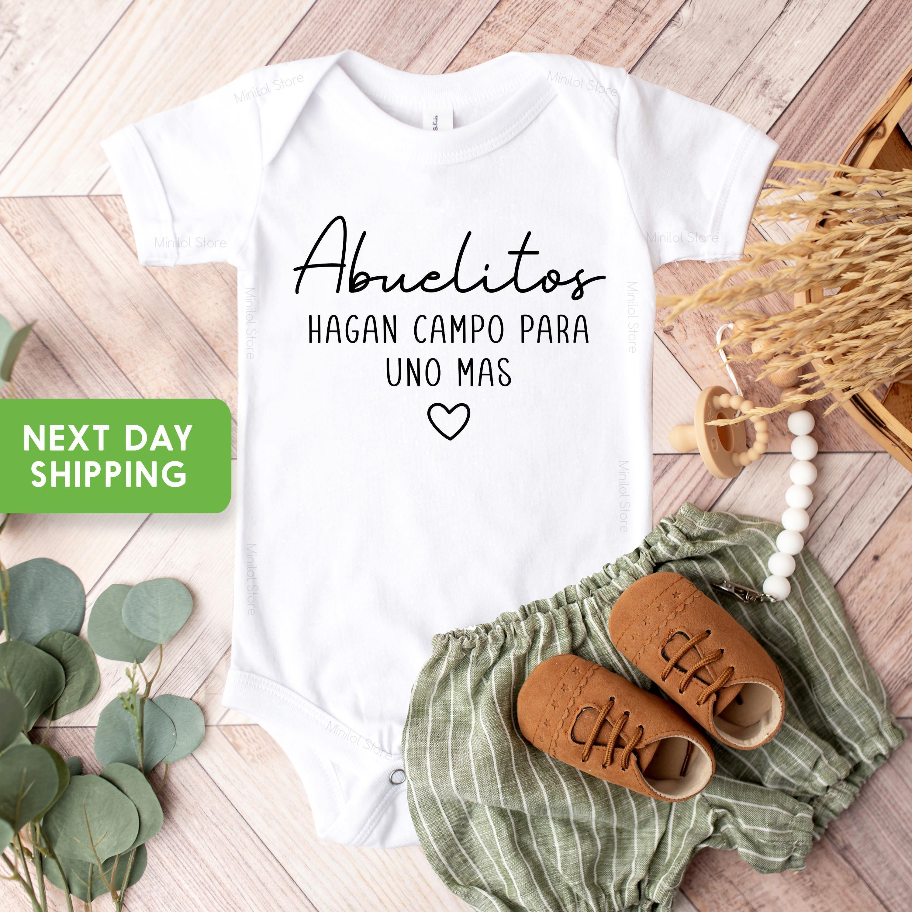 Main pregnancy announcement product mockup for Spanish Pregnancy Announcement Gift Grandparent Pregnancy Reveal Baby