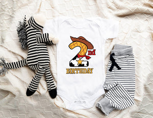Cowboy Second Birthday Kids Shirt birthday product image 6