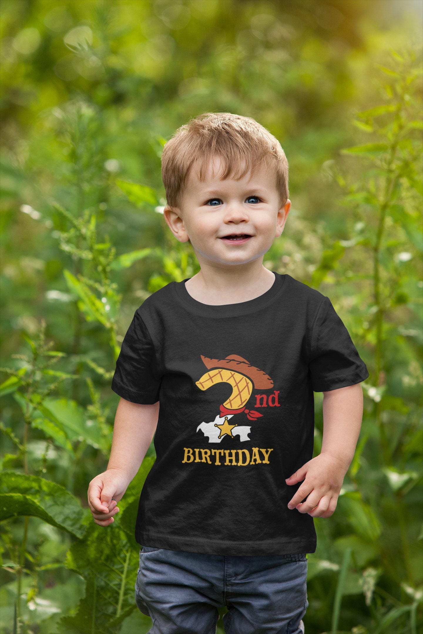 Cowboy Second Birthday Kids Shirt birthday product image 7
