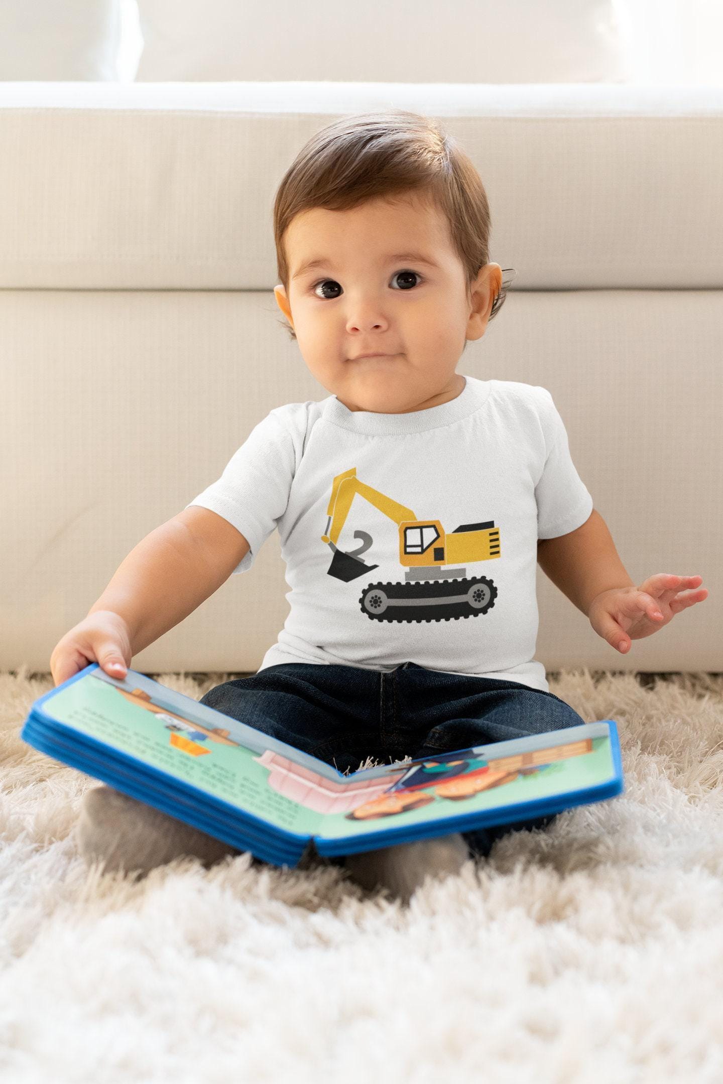 Construction Birthday Kids Shirt birthday product image 7