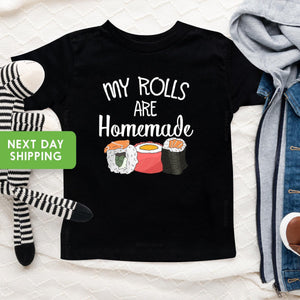 Alternate baby or kids garment view for My Rolls Are Homemade Thanksgiving Baby Onesie®