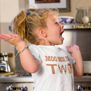 Moo Moo I'm 2 Farm Birthday Shirt birthday product image 7