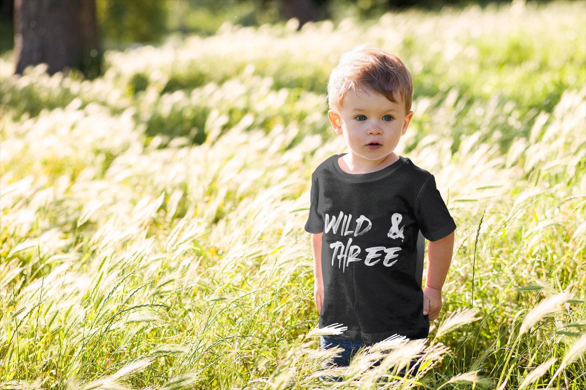 Three & Wild Safari Birthday Shirt birthday product image 6