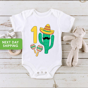 Fiesta Cactus First Birthday Shirt birthday product image 1