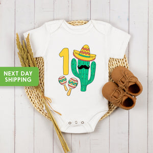 Fiesta Cactus First Birthday Shirt birthday product image 3