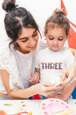 Serape Fiesta Third Birthday Shirt birthday product image 7
