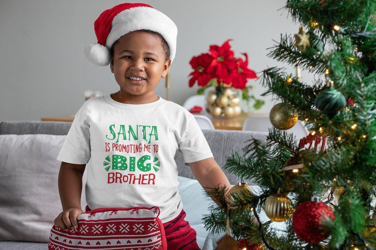 Promoted to Big Brother typographic design on Baby Short Sleeve Onesie®