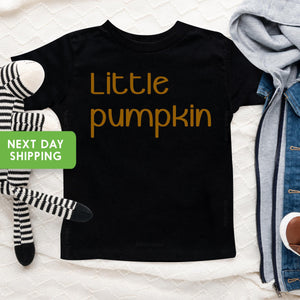 Baby bodysuit and kids shirt style options for Halloween Thanksgiving Pumpkin