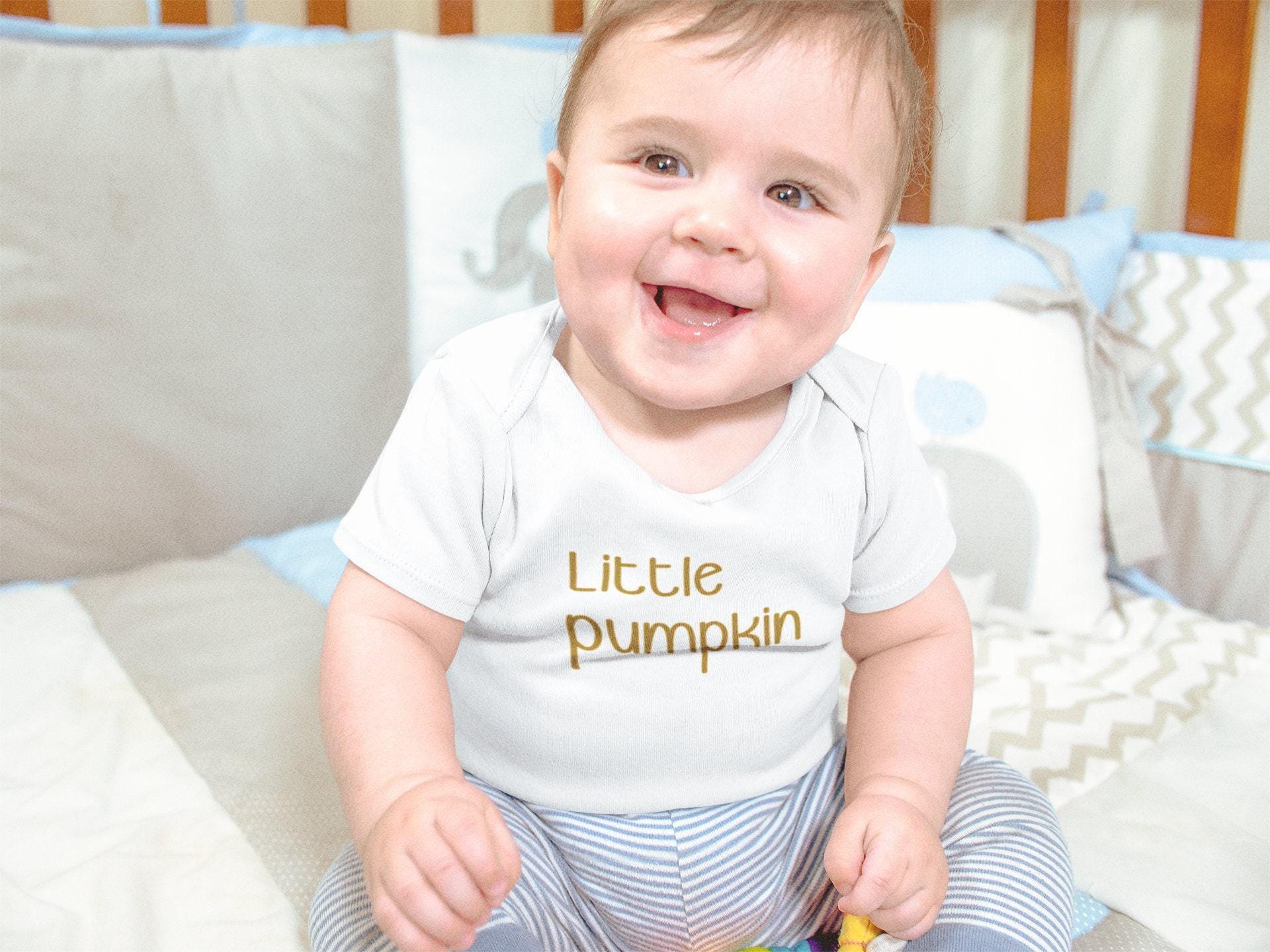Available garment styles for Halloween Thanksgiving Pumpkin Baby Onesie® & Kids Shirt