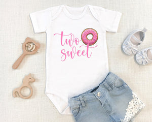 Two Sweet Donut Second Birthday Shirt birthday product image 4