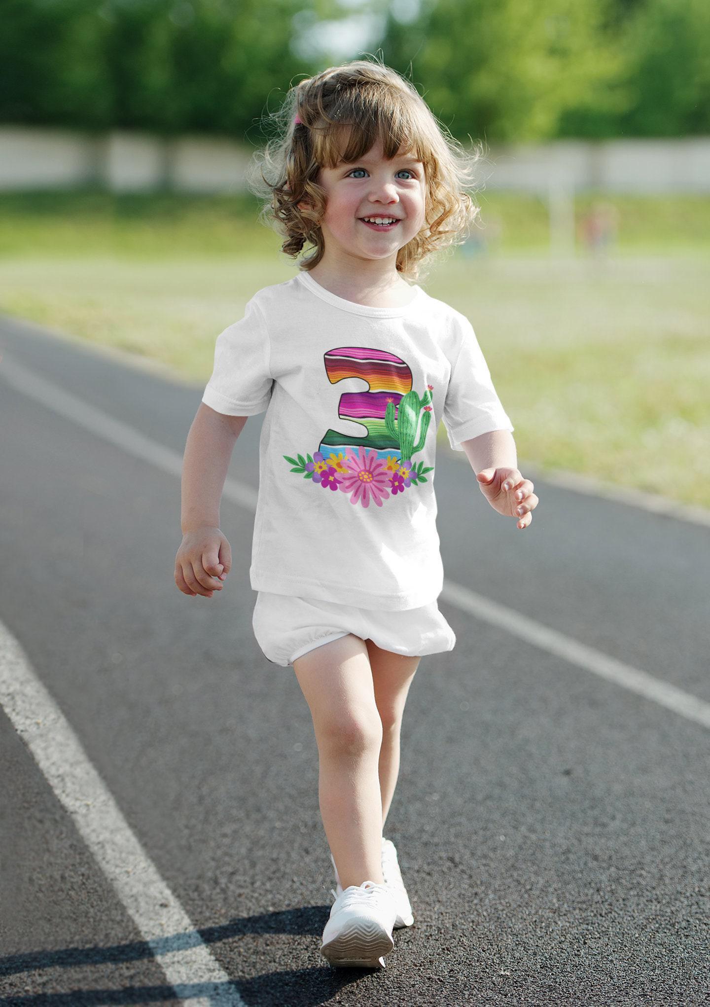 Fiesta Third Birthday Kids Shirt birthday product image 6