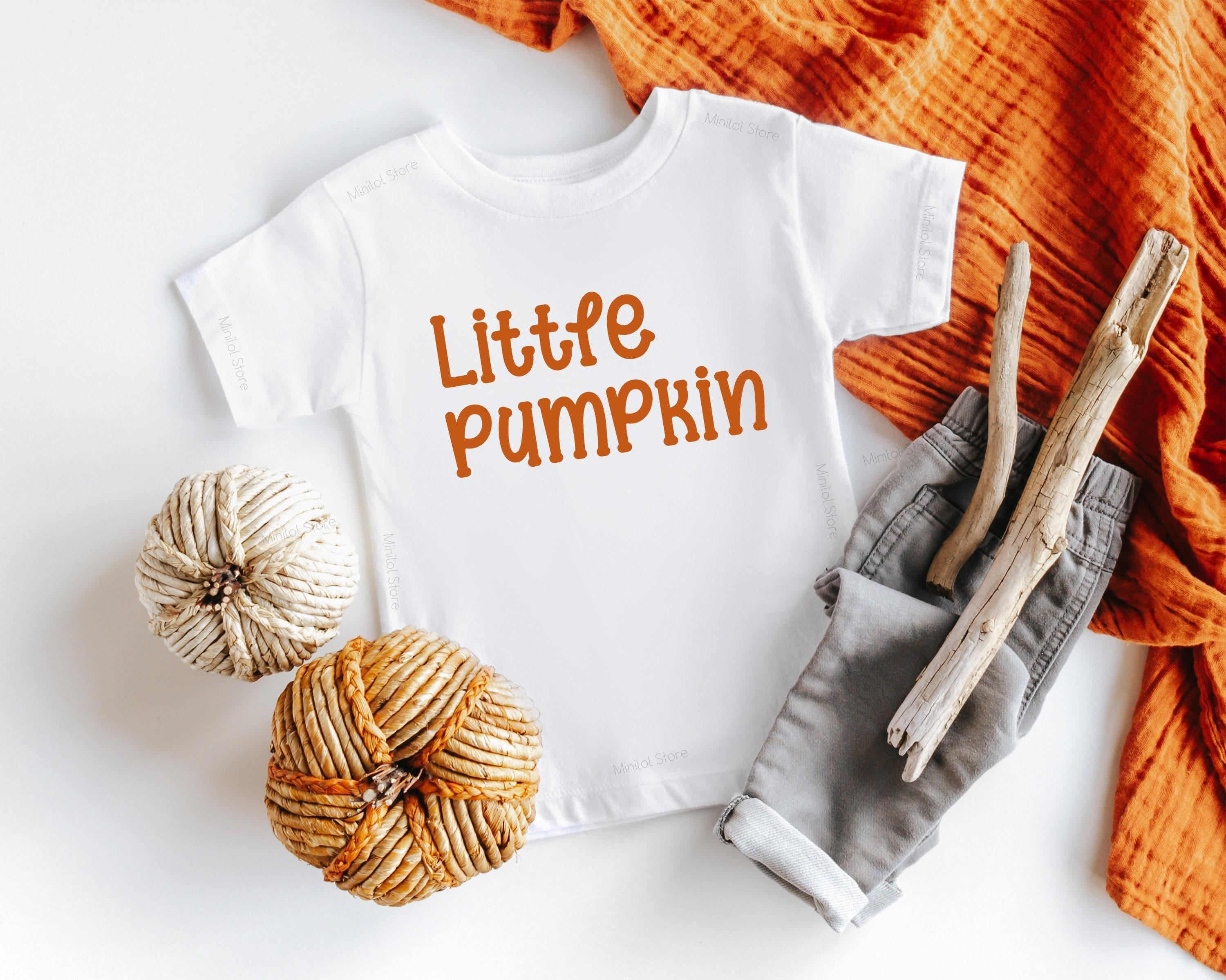 Little Pumpkin Fall Baby Onesie® product image 4