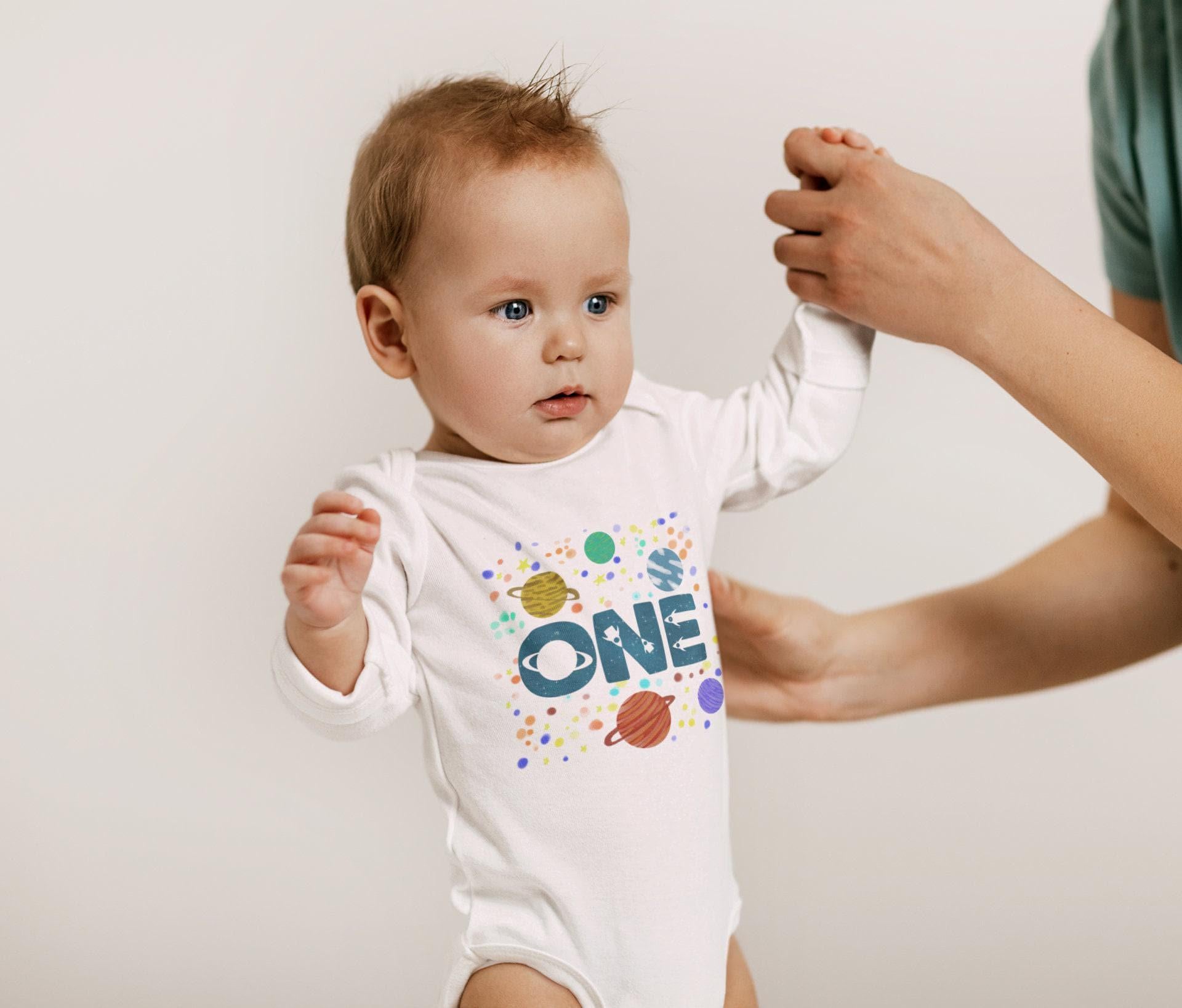 Space One First Birthday Shirt birthday product image 4