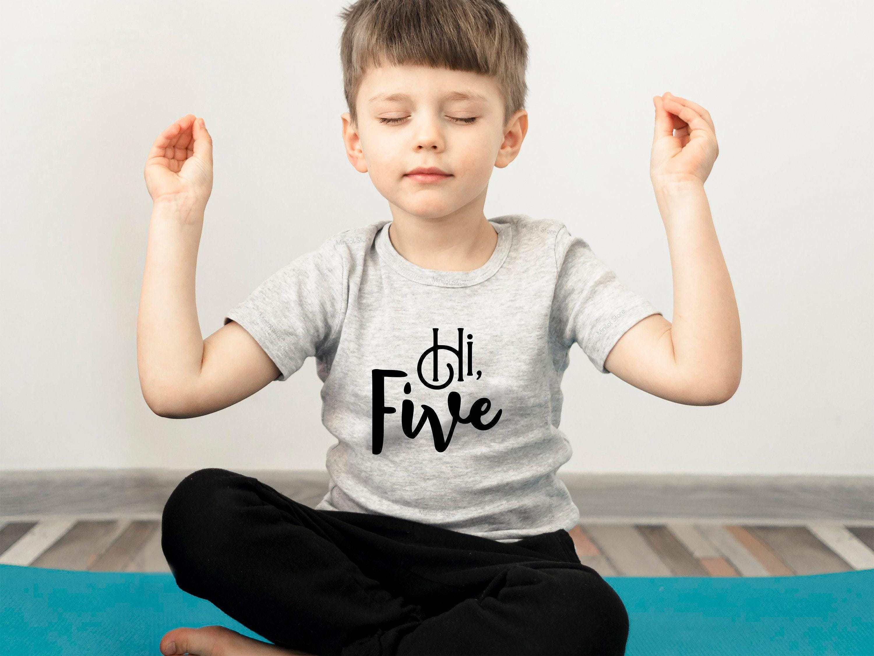 Hi Five Fifth Birthday Kids Shirt birthday product image 7