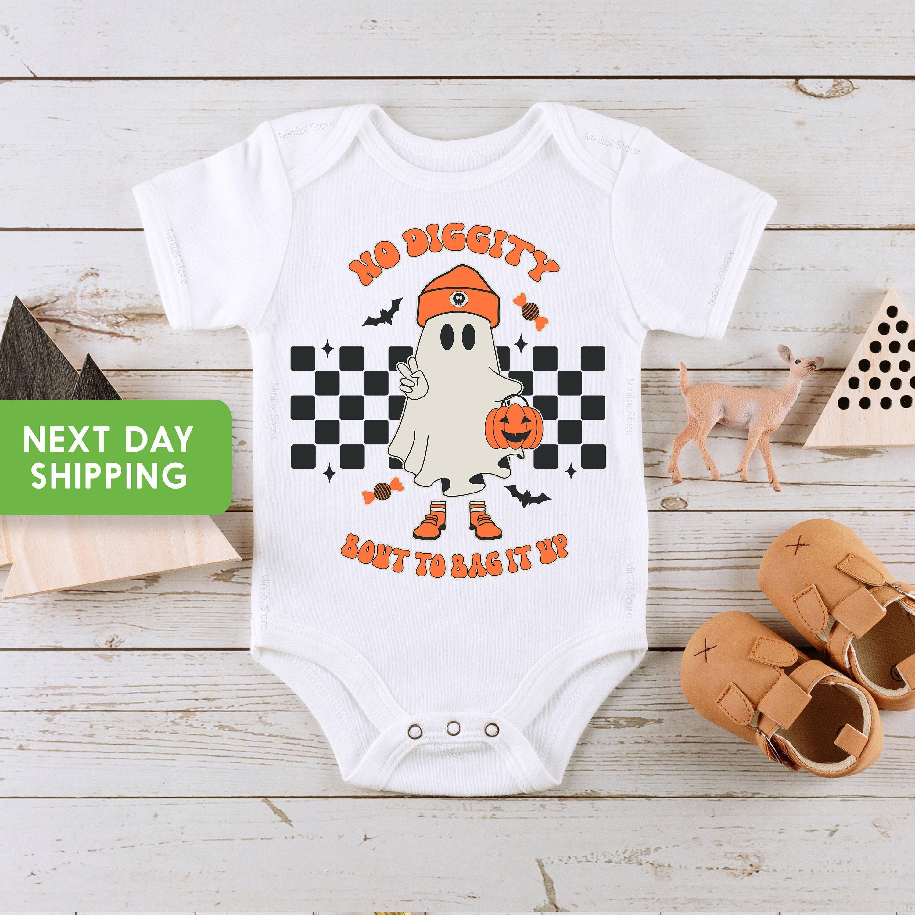 No Diggity Ghost Halloween Kids Shirt product image 3