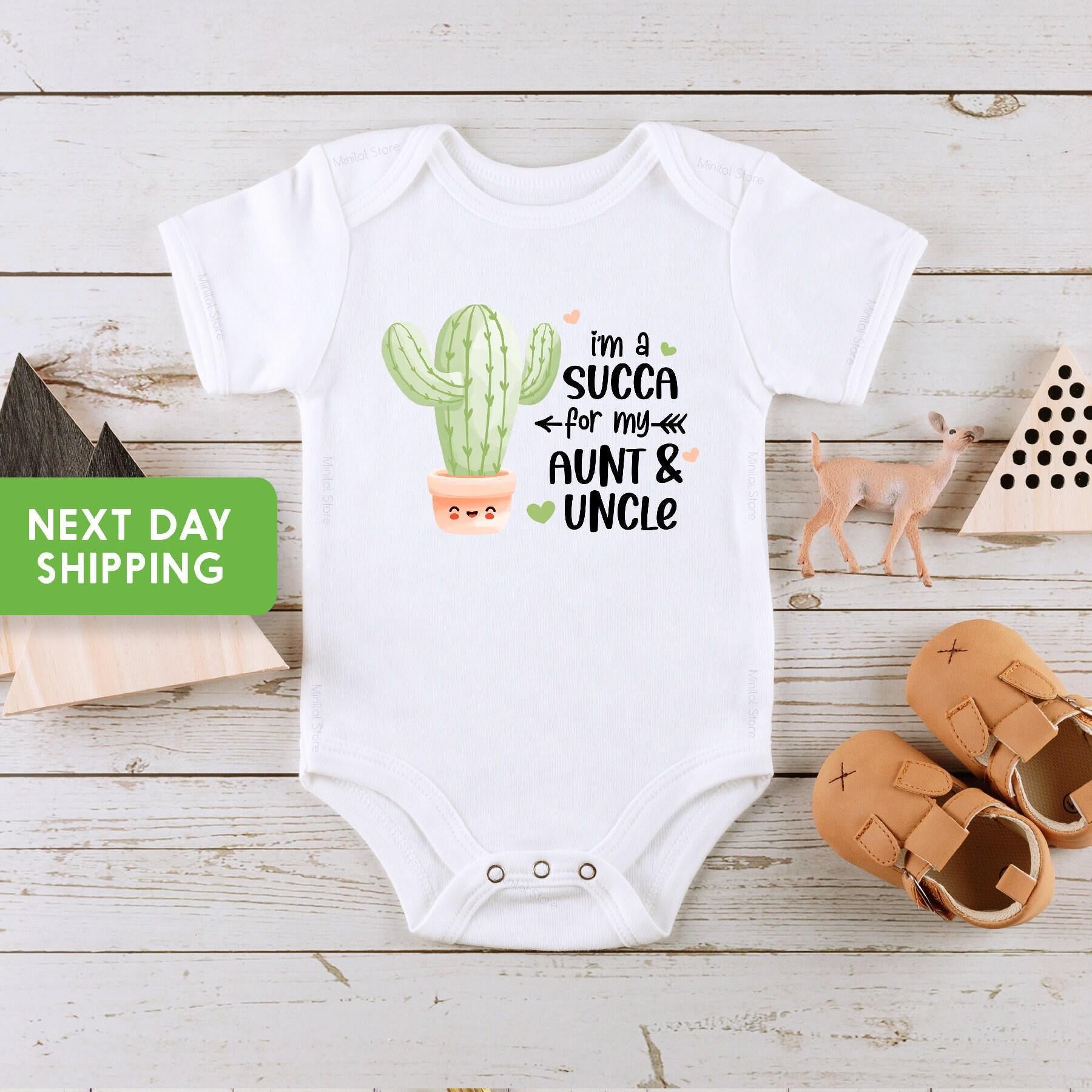 Main pregnancy announcement product mockup for Aunt Uncle Announcement ®: Succa for My Aunt and Uncle Aunt & Uncle Pregnancy