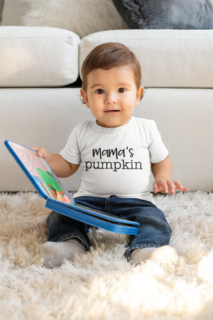 Seasonal apparel color chart for Mama's Pumpkin Fall Baby Onesie®