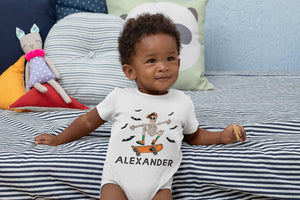 Personalized Skeleton Halloween Kids Shirt product image 7