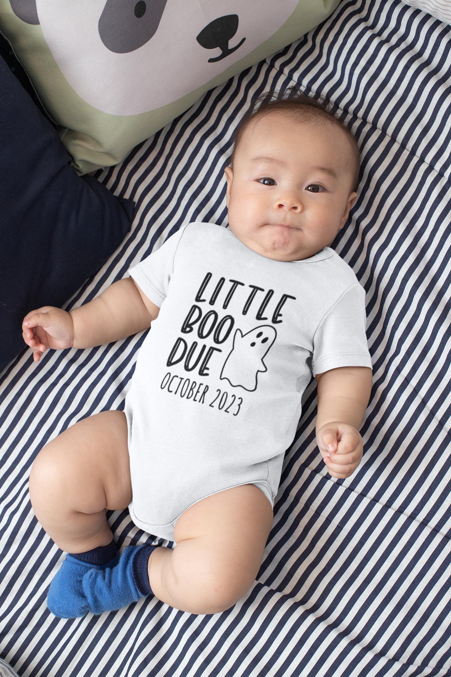 Available garment styles for Personalized October Halloween Baby Announcement Onesie®