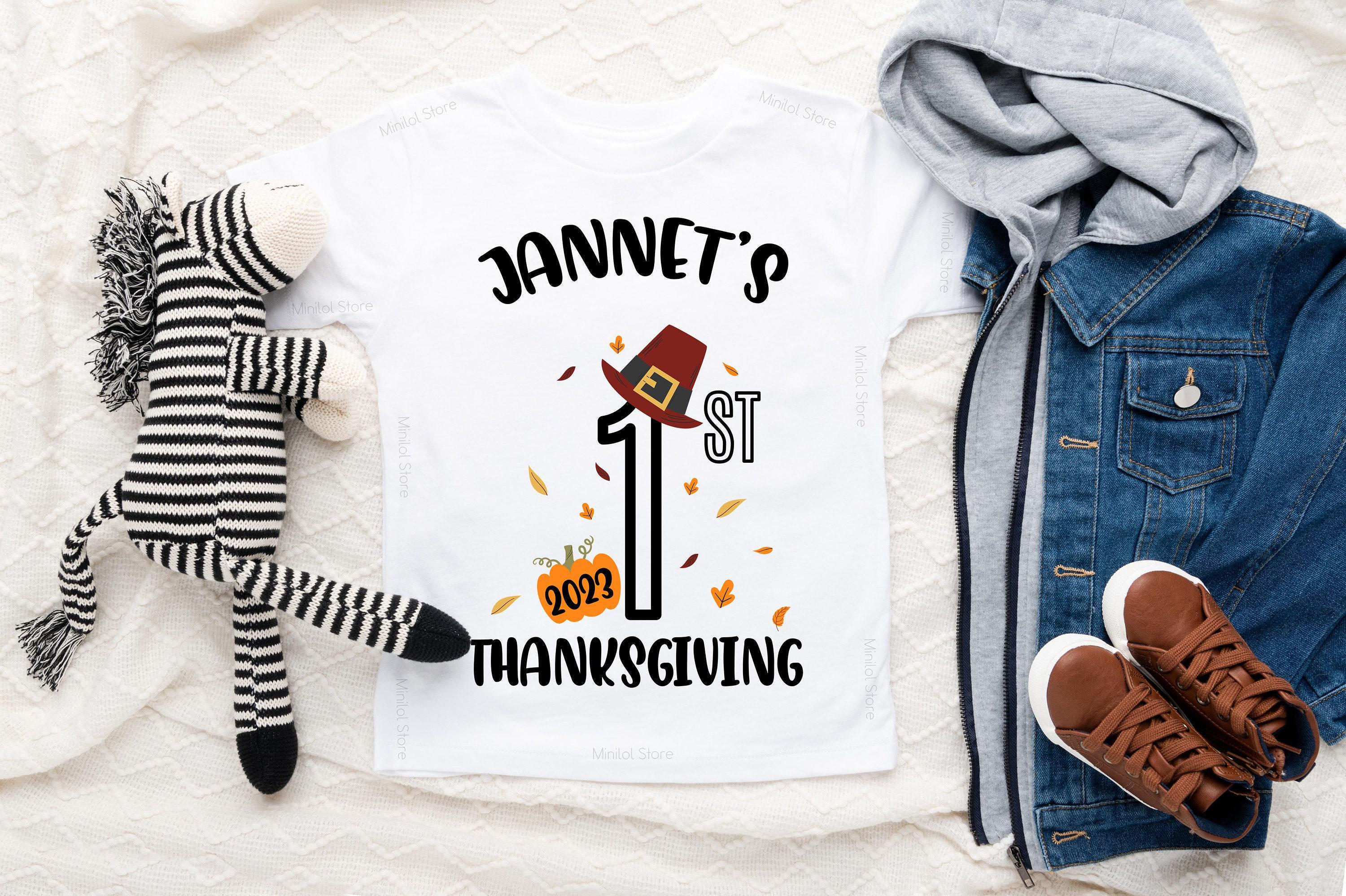 Personalized First Thanksgiving Baby Onesie® product image 2