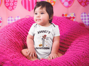 Personalized First Thanksgiving Baby Onesie® product image 6