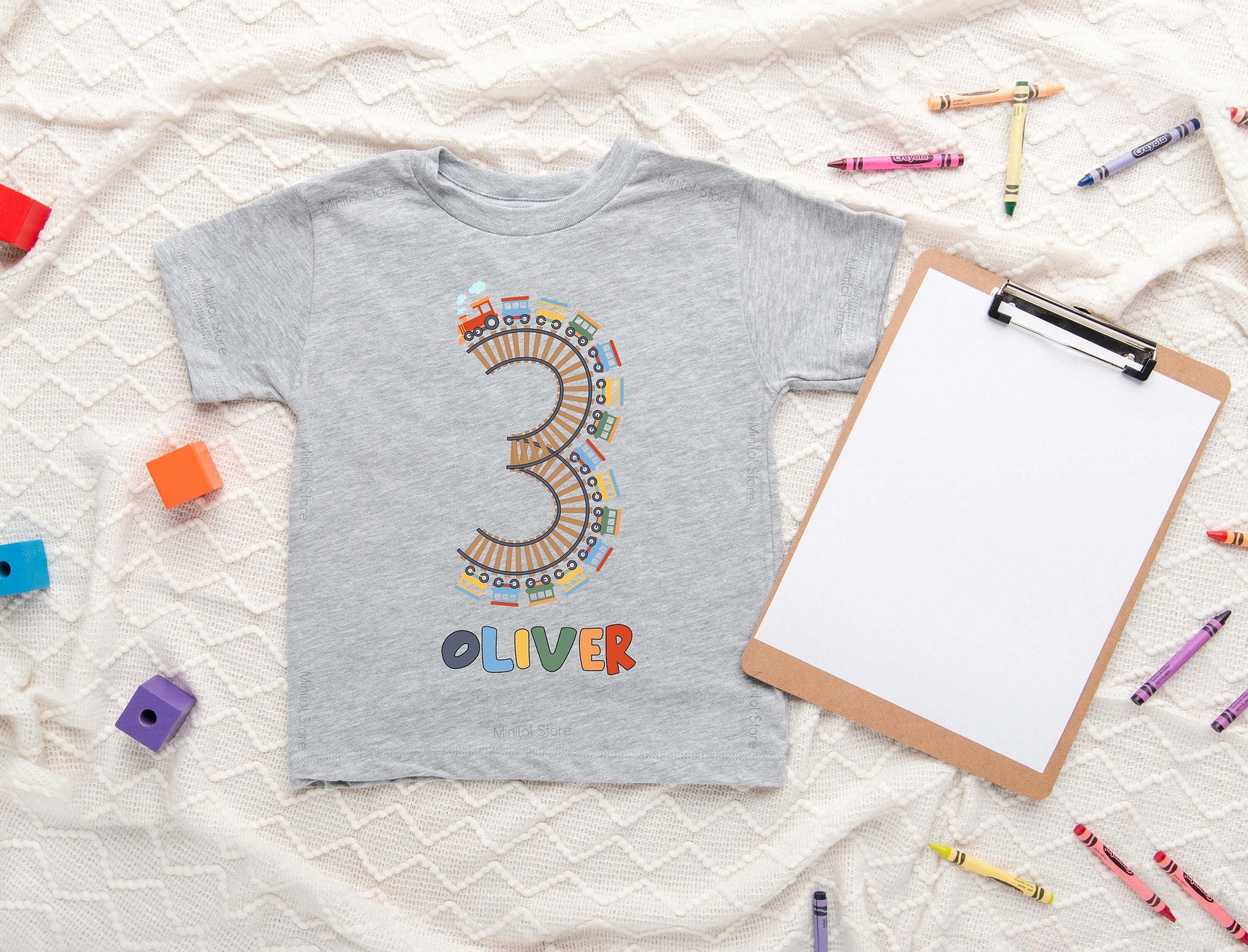 Choo Choo I'm 3 Train Birthday Shirt birthday product image 1