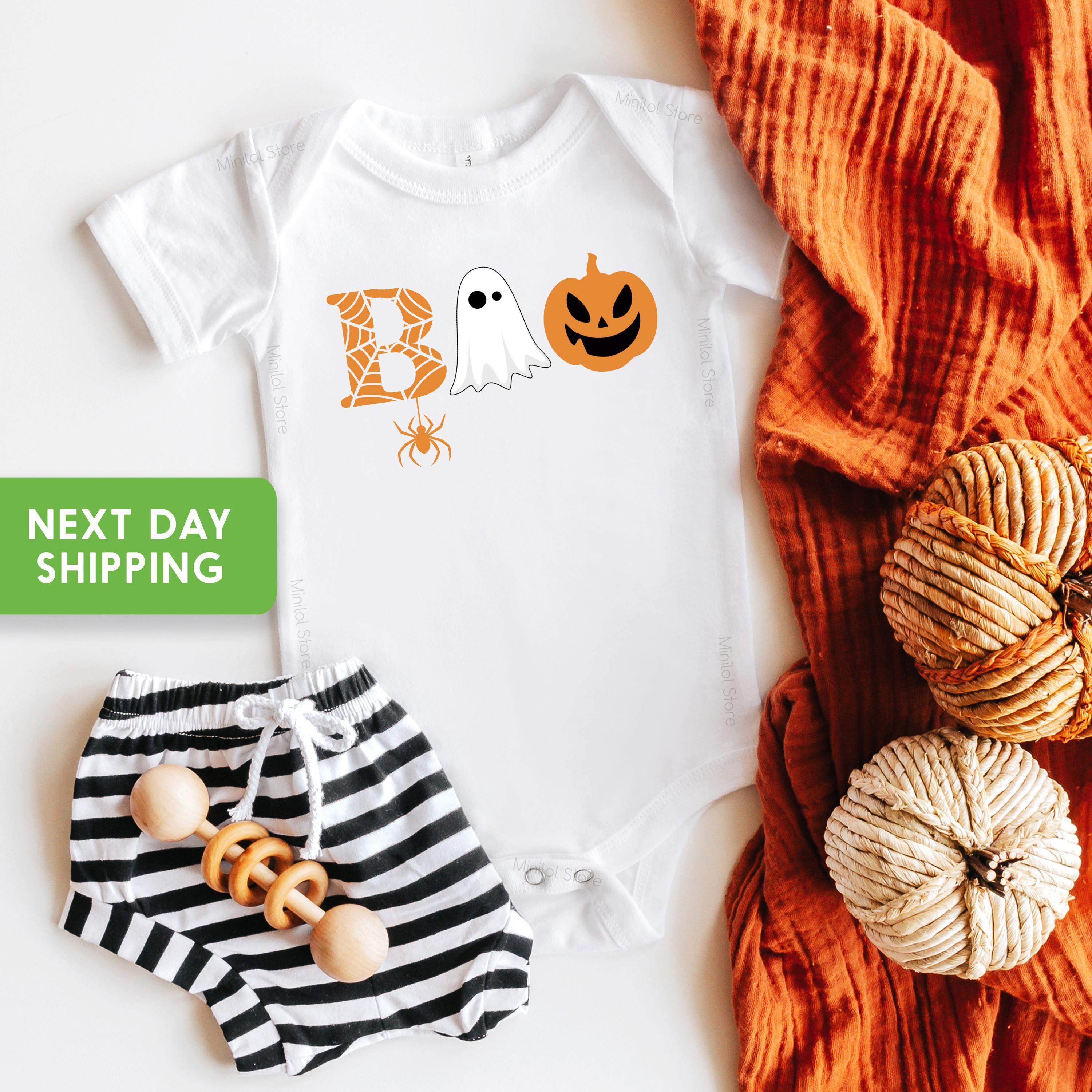 Boo Ghost Pumpkin Halloween Kids Shirt product image 4