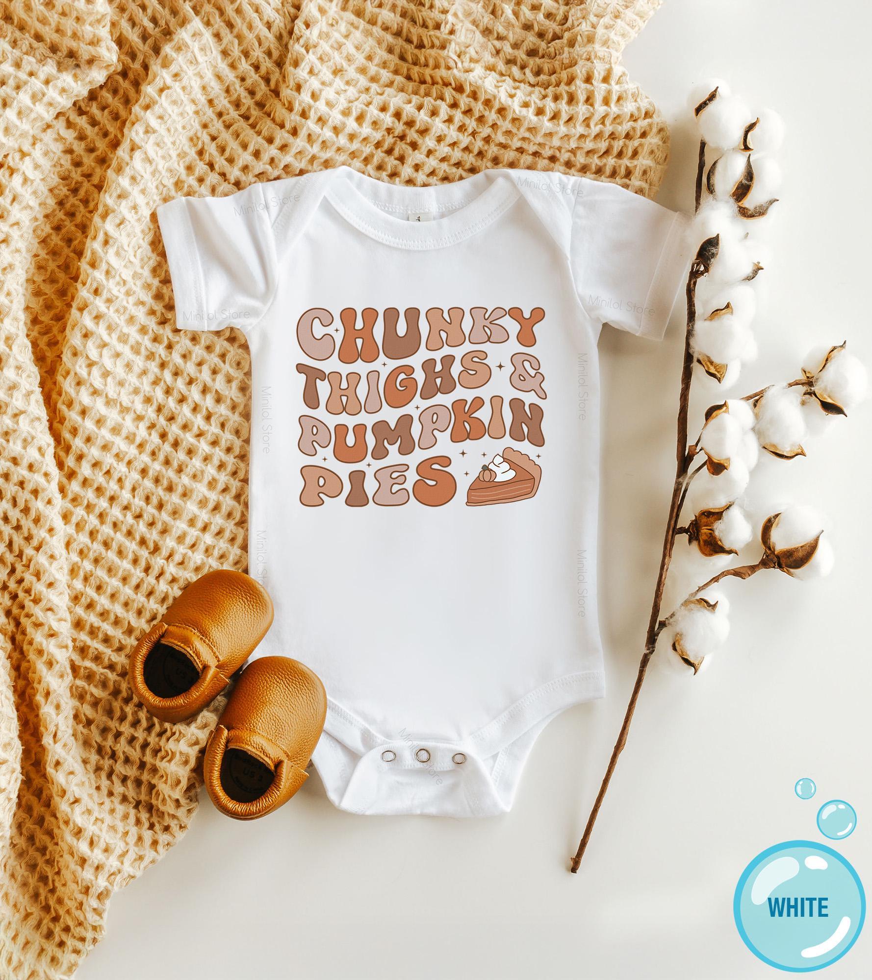 Chunky Thighs & Pumpkin Pies Thanksgiving Onesie® product image 2
