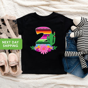 Fiesta Second Birthday Kids Shirt birthday product image 1