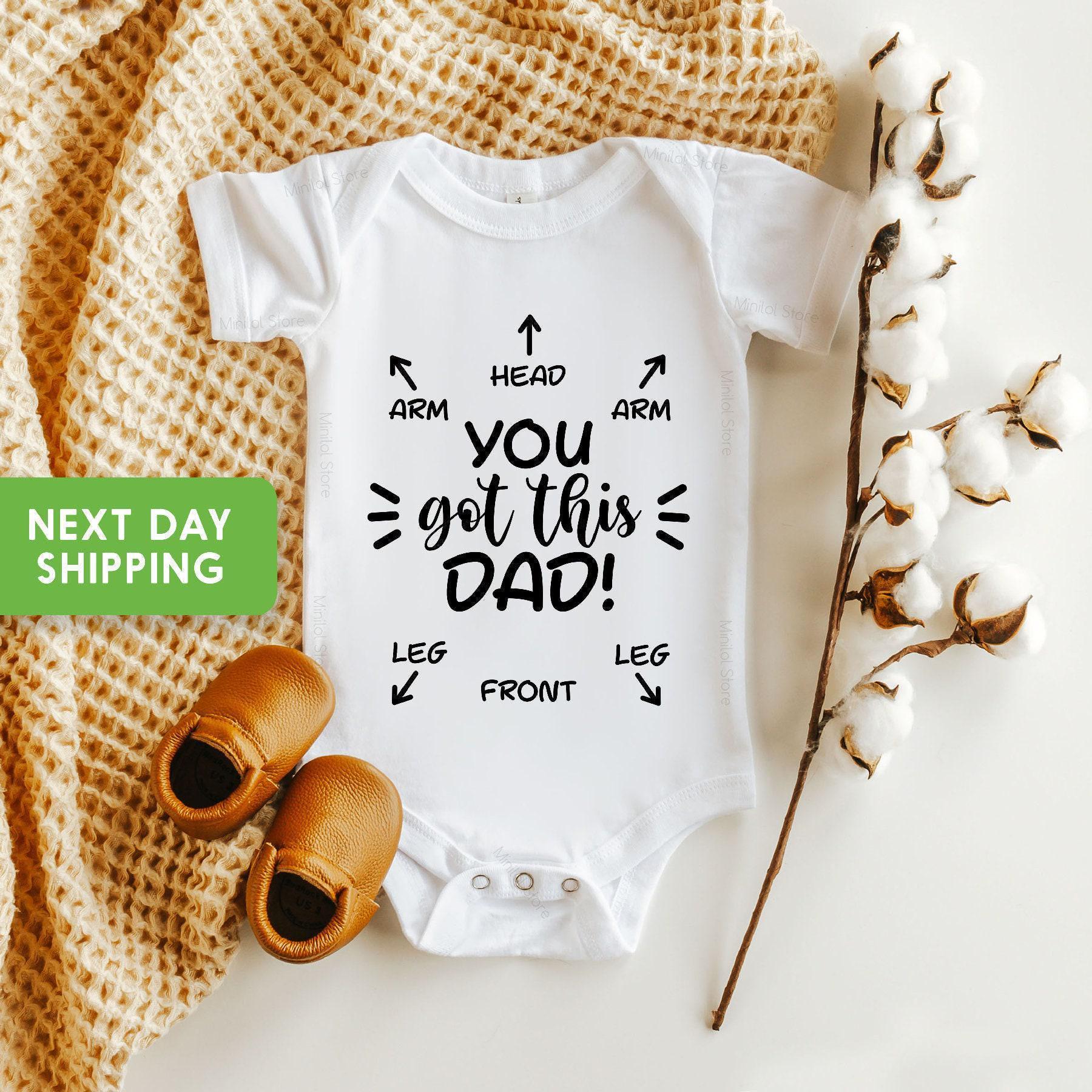 Main pregnancy announcement product mockup for You Got This Dad ® Pregnancy Announcement Baby Announcement Onesie®