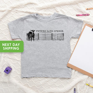 Future Gate Opener cowboy artwork design on Baby Short Sleeve Onesie®