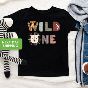 Wild One Safari First Birthday Shirt birthday product image 3