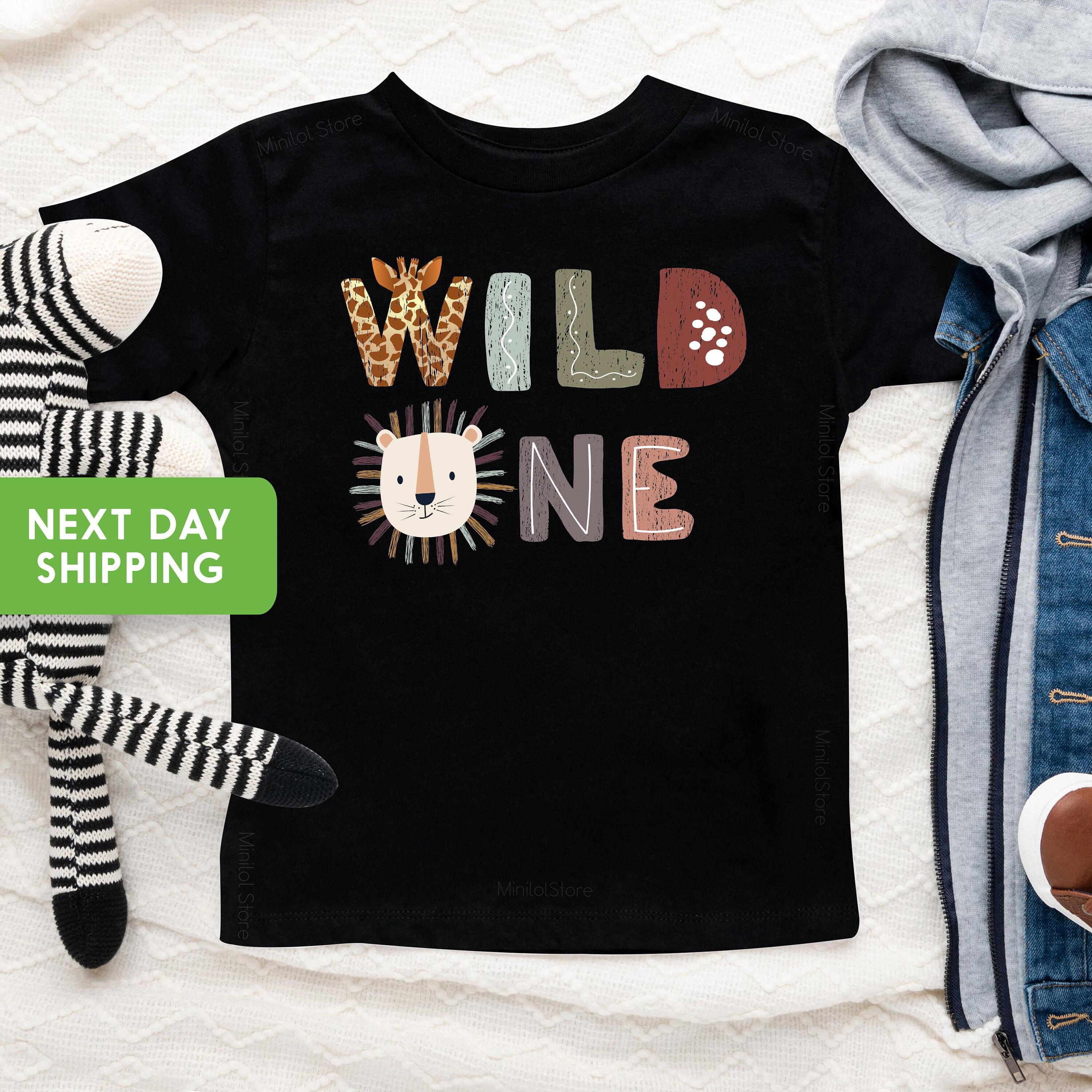 Wild One Safari First Birthday Shirt birthday product image 3