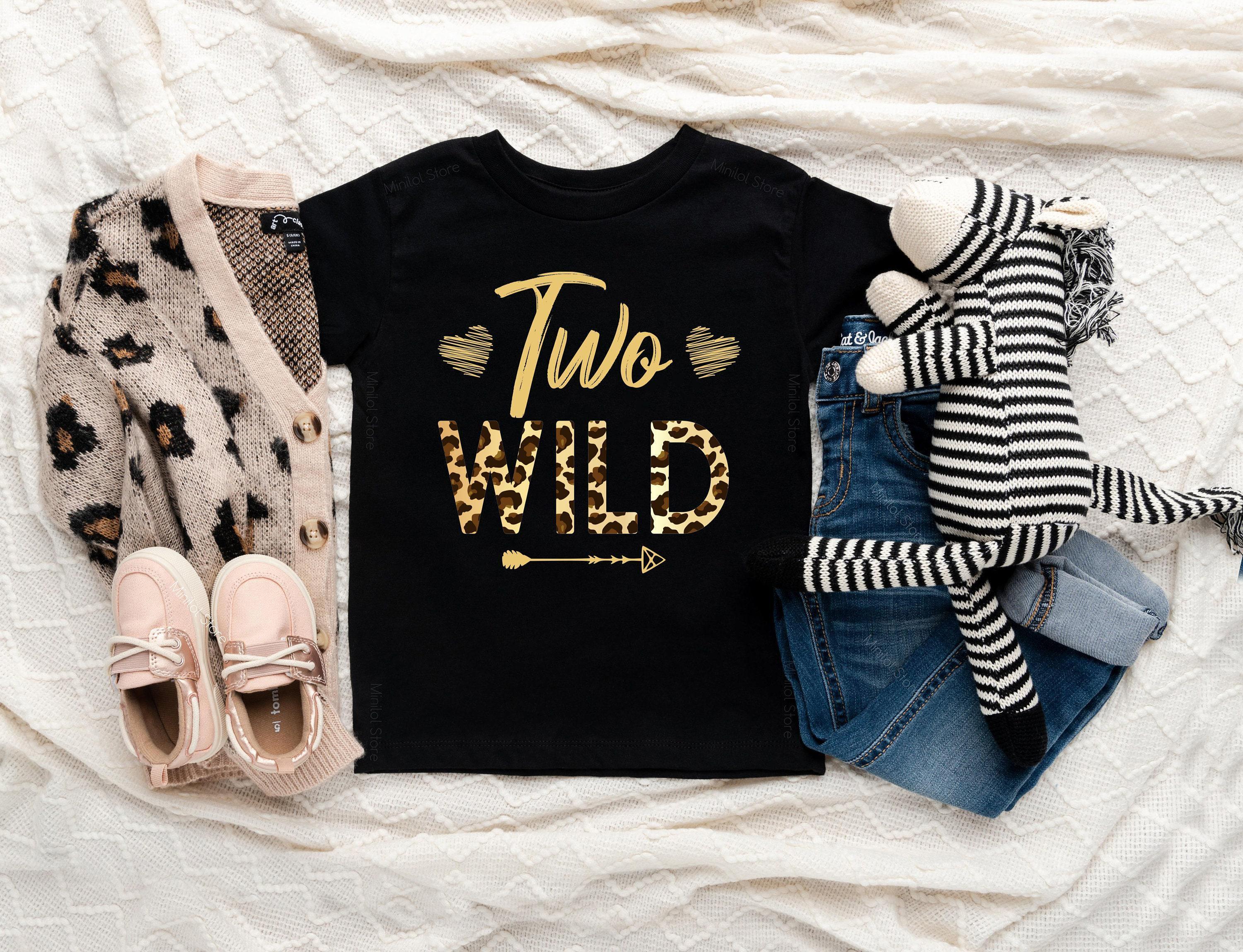 Two Wild Jungle Second Birthday Shirt birthday product image 5