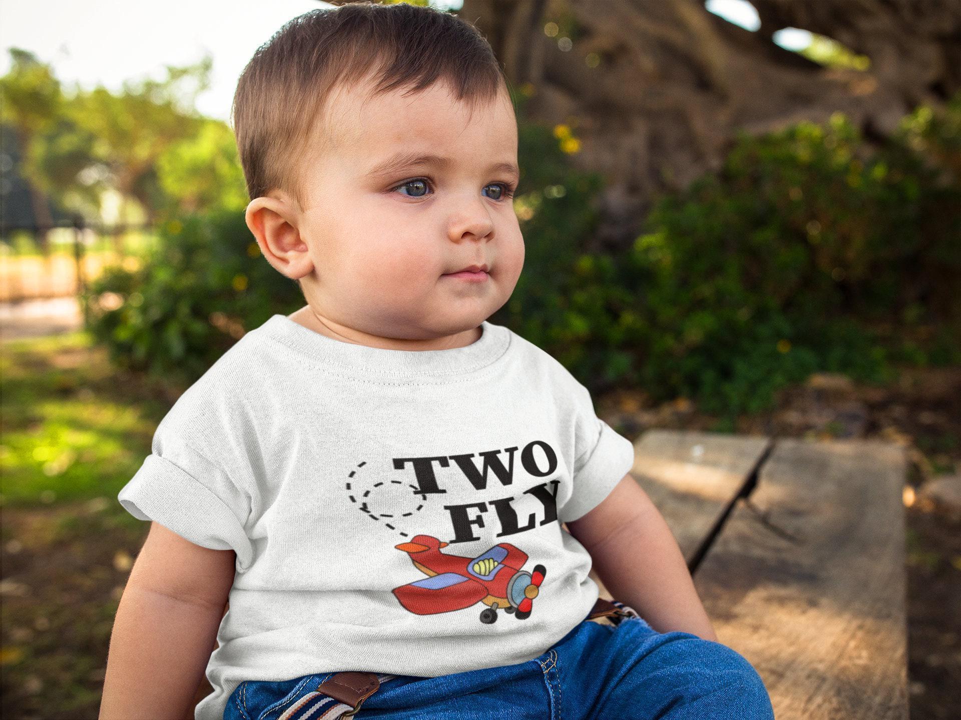 Two Fly Airplane Second Birthday Shirt birthday product image 6